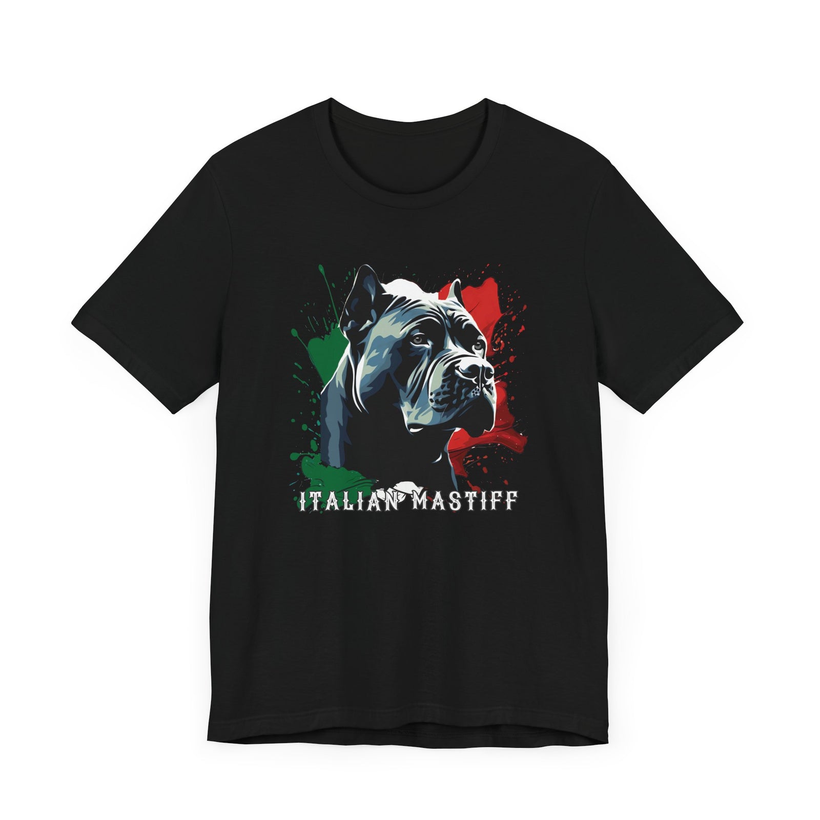 Camiseta de manga corta de mastín italiano