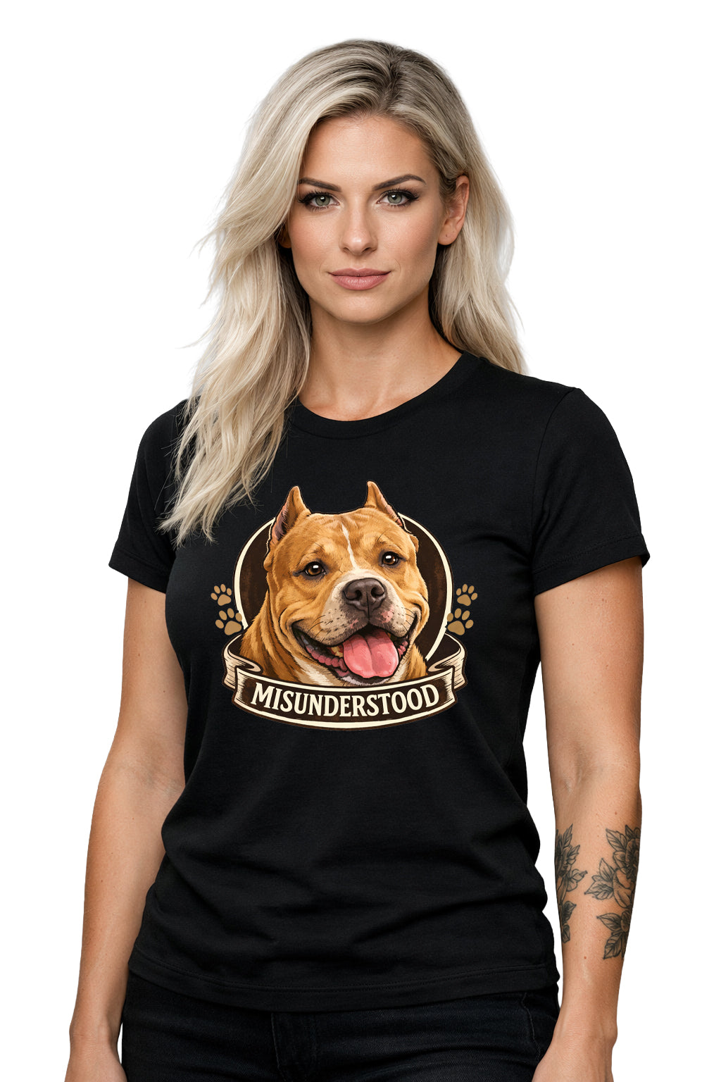 Misunderstood | Bully Lover Graphic T-Shirt | Bella+Canvas 3001 Black Tee