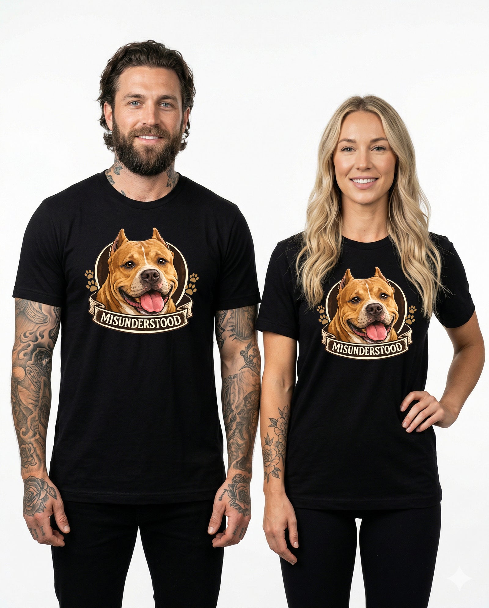 Misunderstood | Bully Lover Graphic T-Shirt | Bella+Canvas 3001 Black Tee