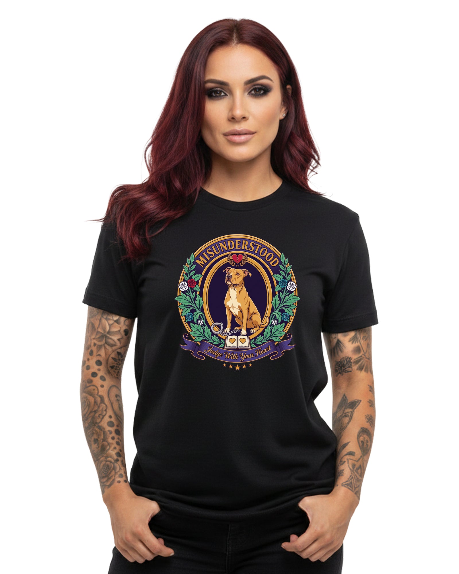 Misunderstood — Judge With Your Heart Tee | Bella Canvas 3001 | Direct-to-Garment Print