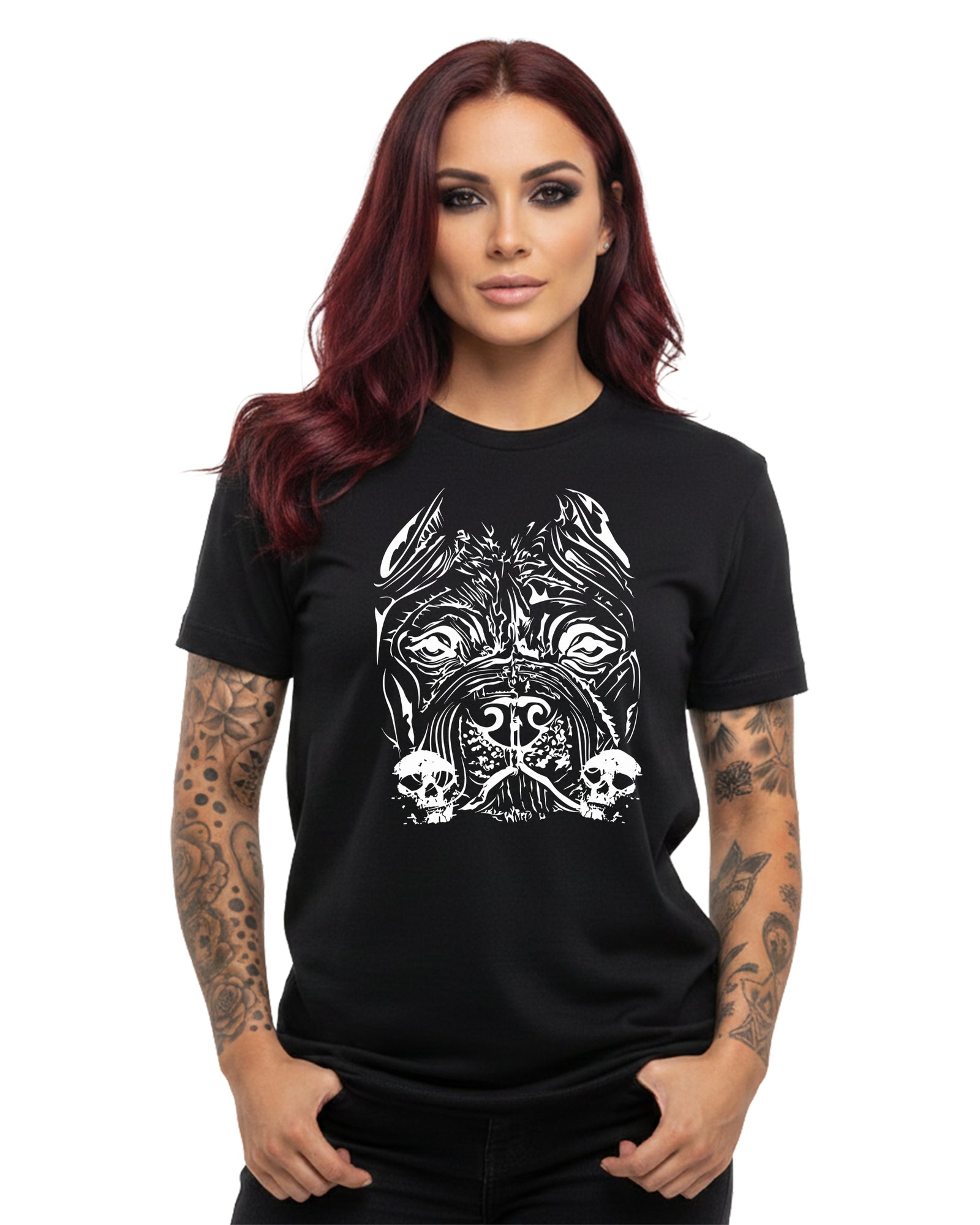 Bully Skull Graphic Tee | Black | Direct-to-Garment Print | Bella Canvas 3001