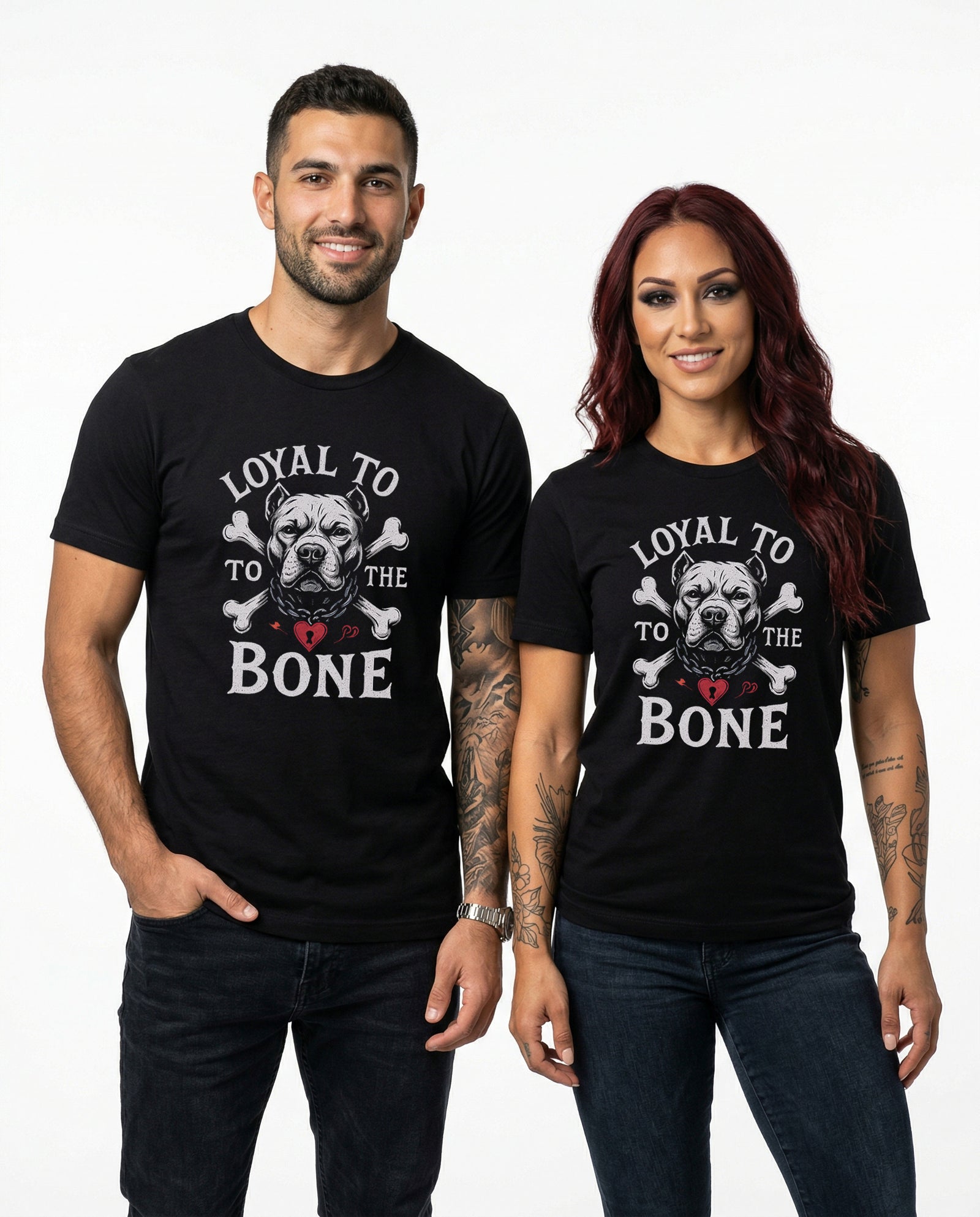 Loyal to the Bone Graphic Tee | Black | Bella Canvas 3001