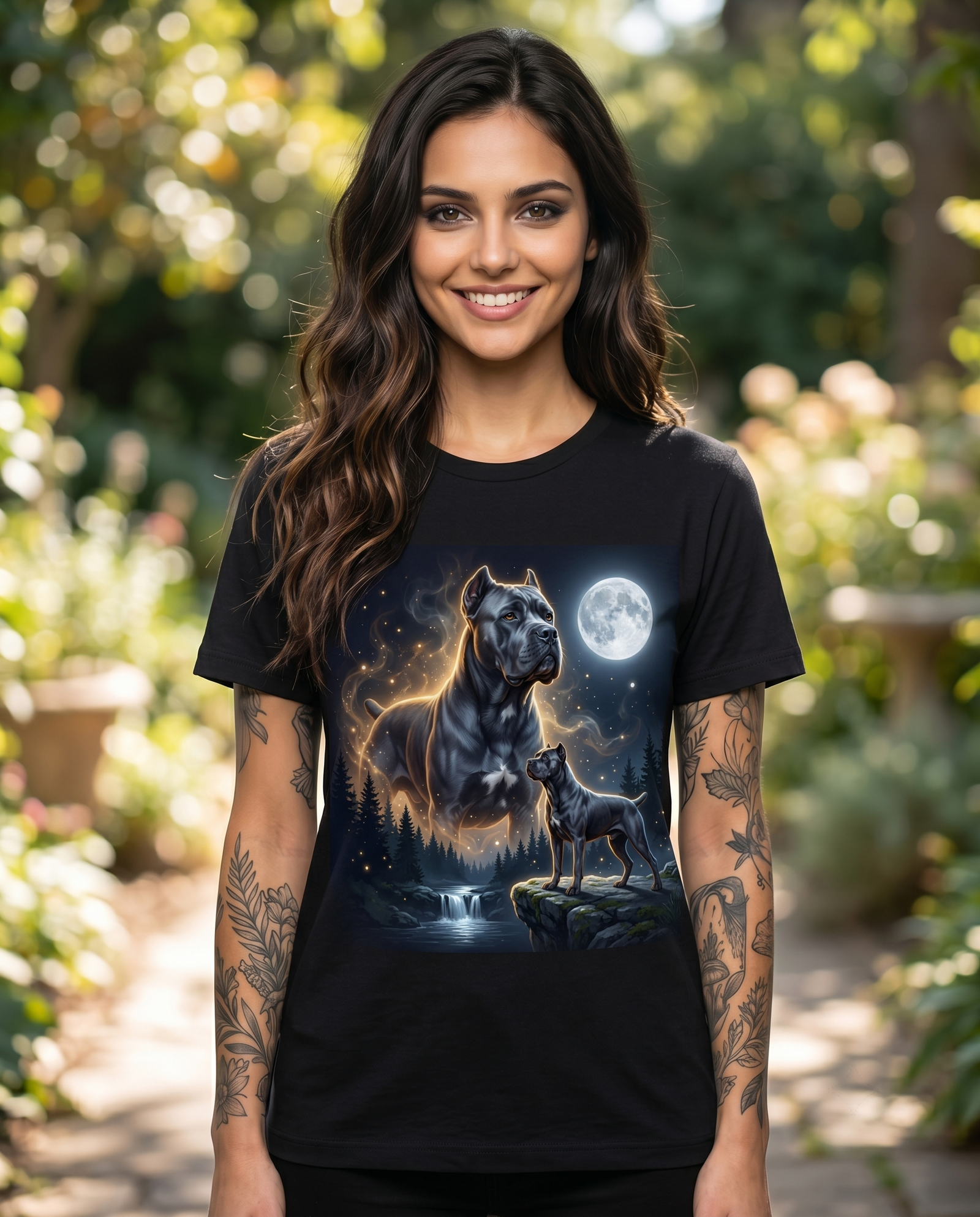 Cane Corso Moonlit Guardian Tee | Bella Canvas | Kingdom Collars