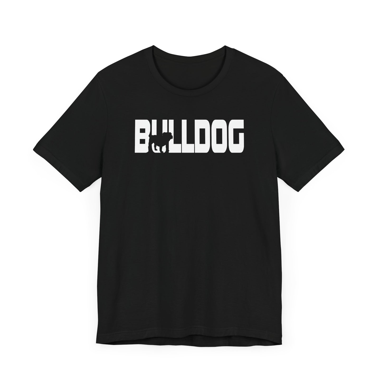 Camiseta de manga corta con diseño de bulldog