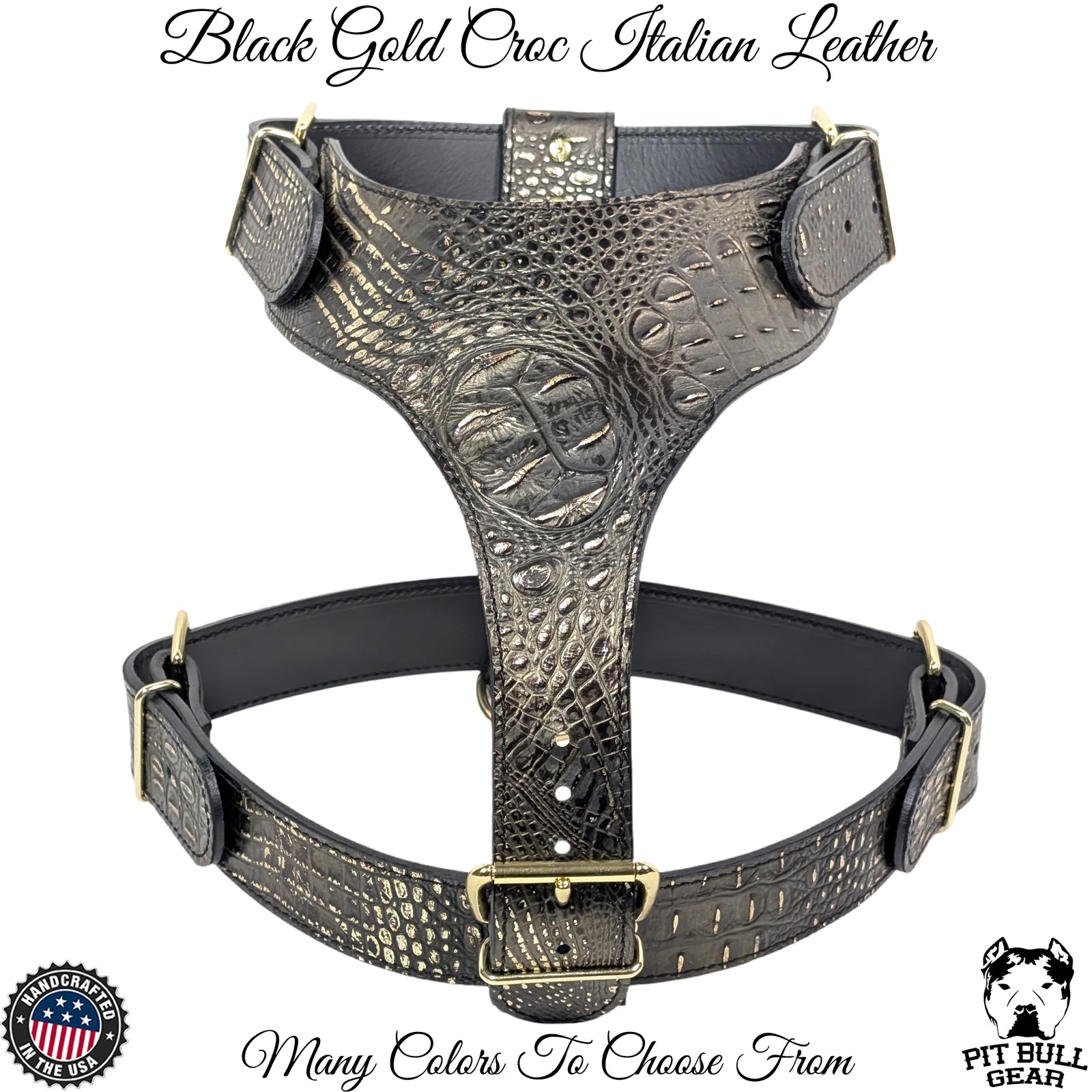 H1 - Arnés de cuero para perros hecho a medida