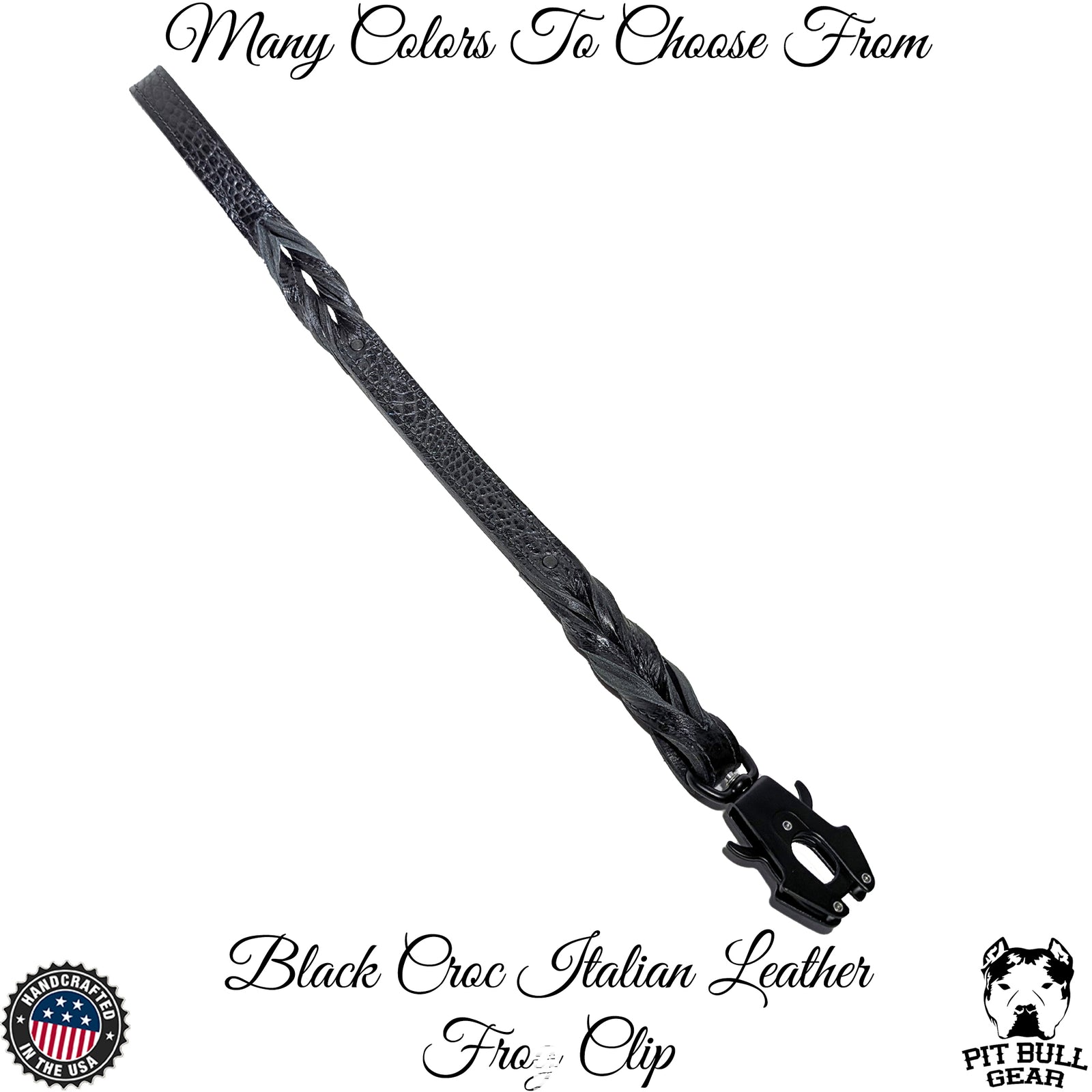 Correa de cuero trenzado de 1 pulgada de ancho