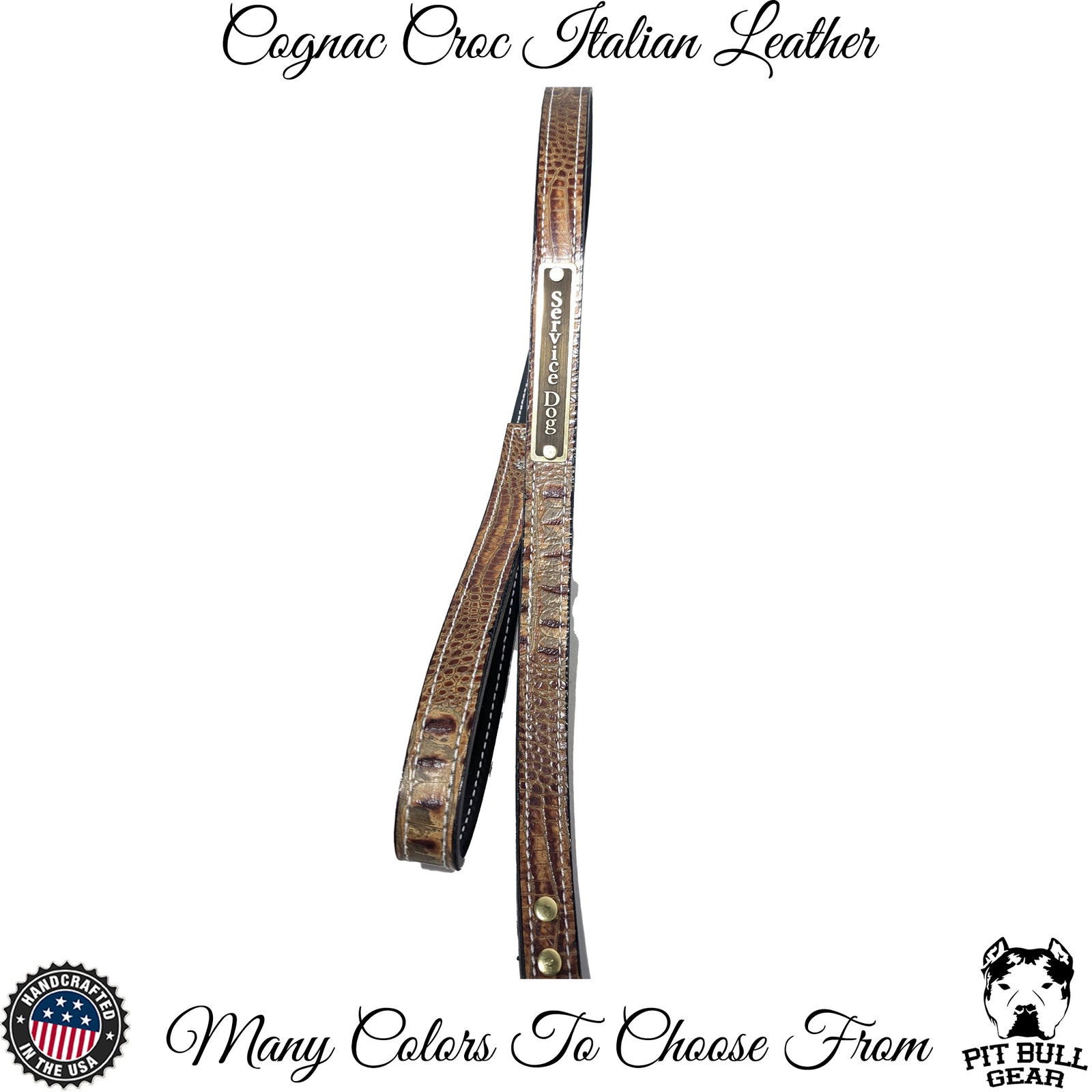 Correa de cuero personalizada con asa tipo lazo