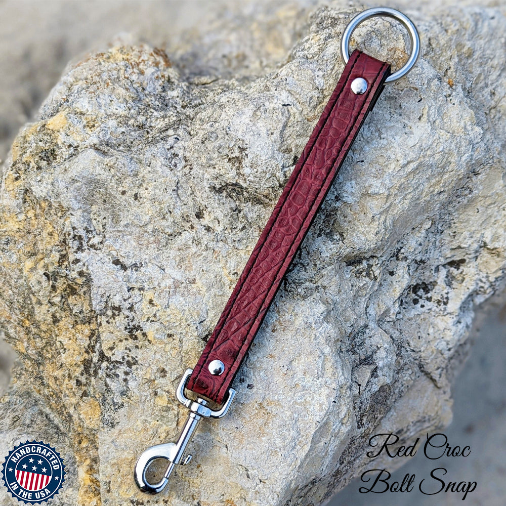 Extensor de correa de cuero para perros