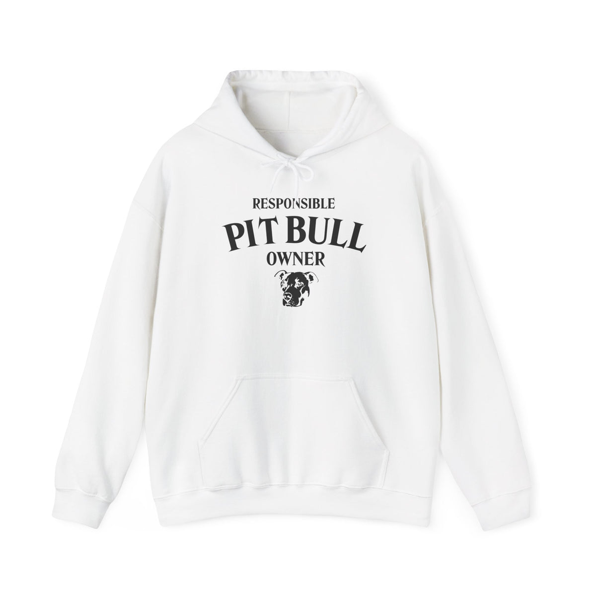 Responsible Pit Bull Owner Adult Pullover Hoodie