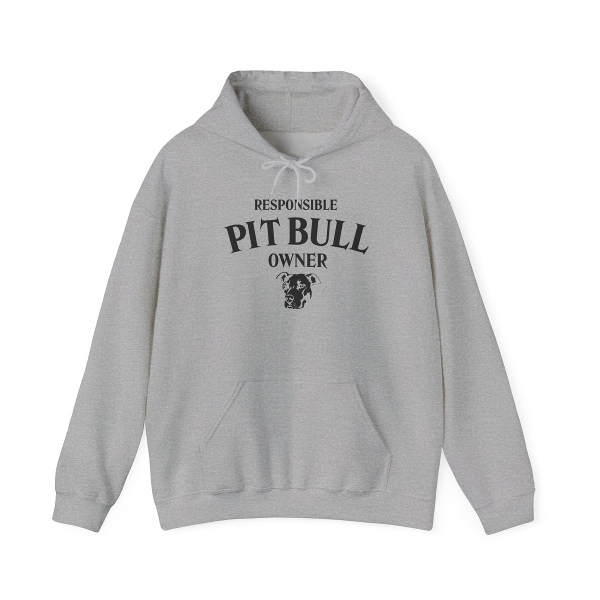Responsible Pit Bull Owner Adult Pullover Hoodie