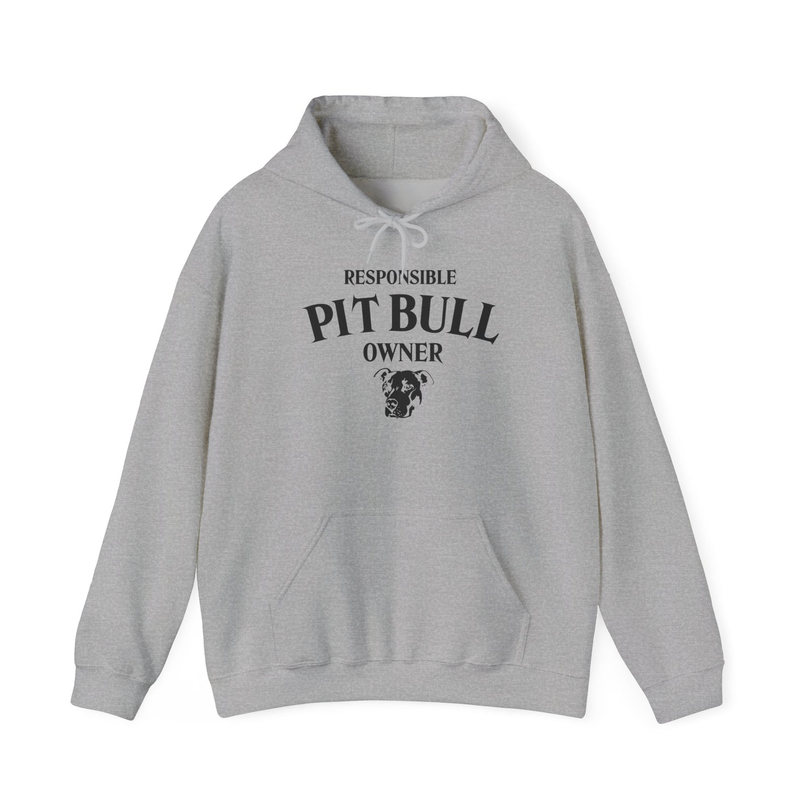 Responsible Pit Bull Owner Adult Pullover Hoodie