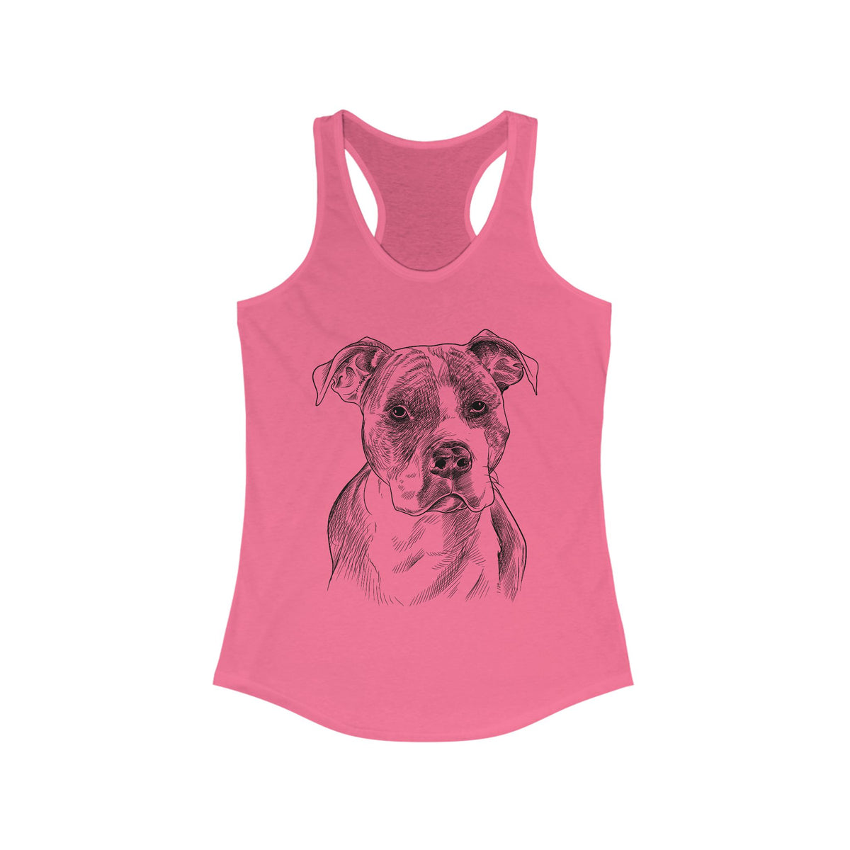 Pit Bull Sketch Tank Top