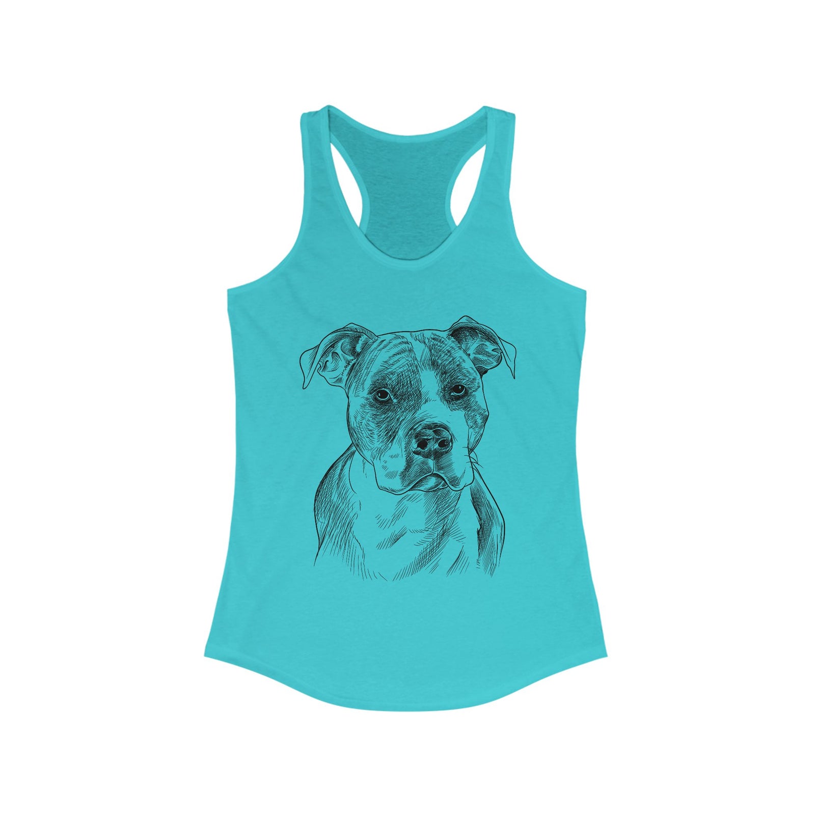 Pit Bull Sketch Tank Top