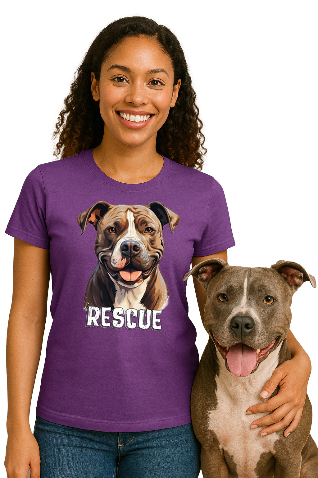 Pit Bull Rescue Short Sleeve Tee