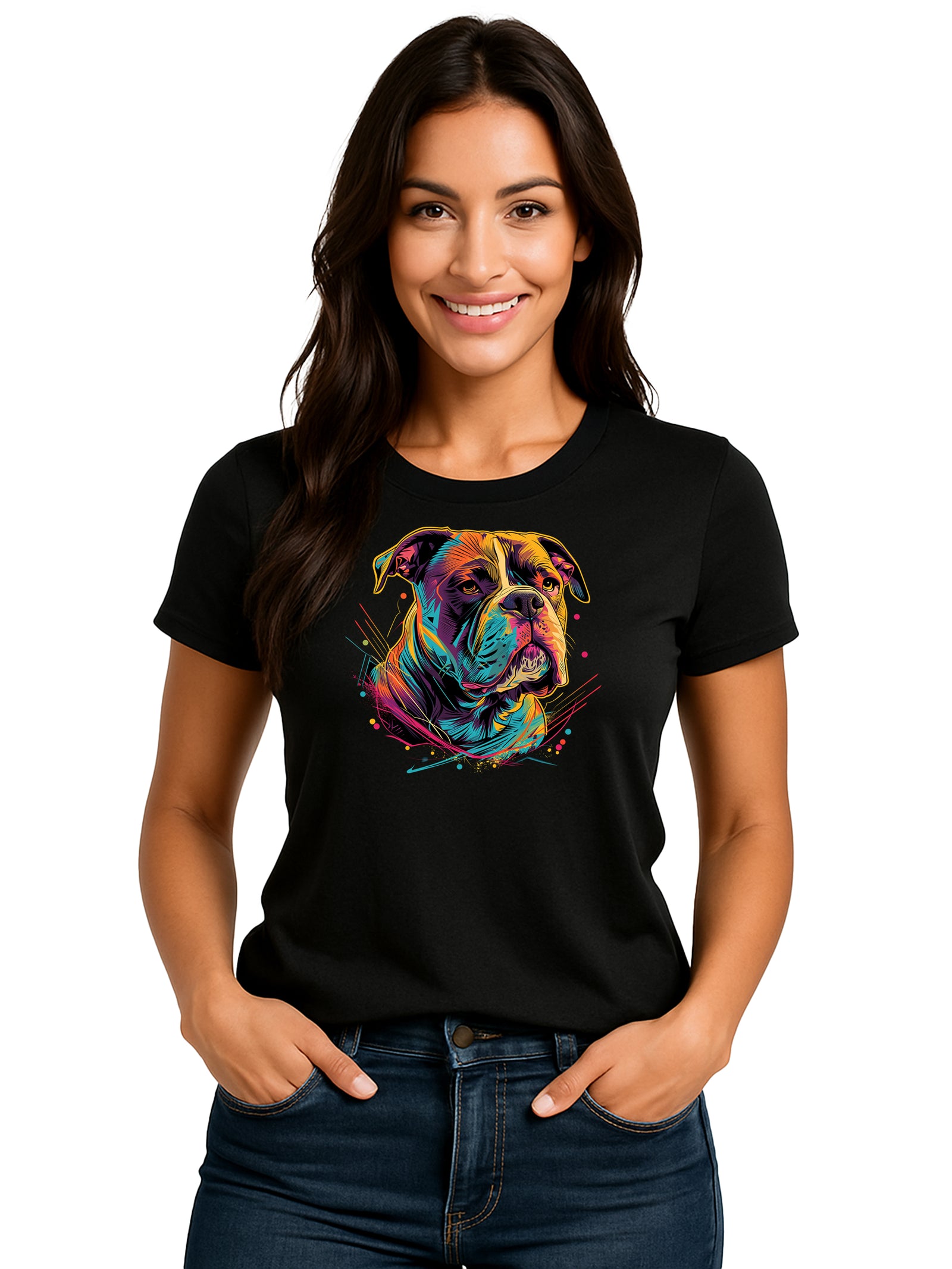 Color Explosion American Bulldog Tee