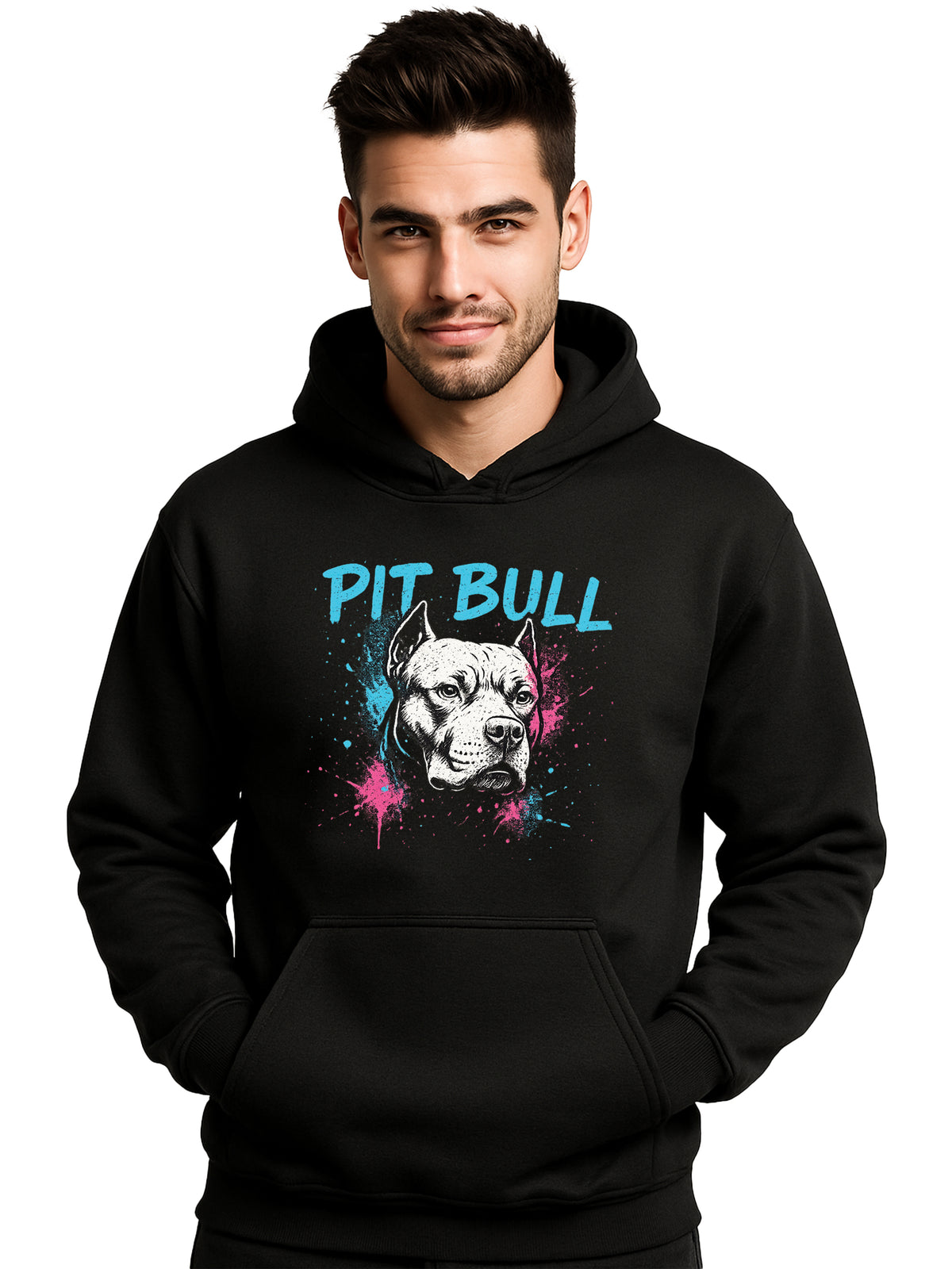 Street Art Pit Bull Hoodie