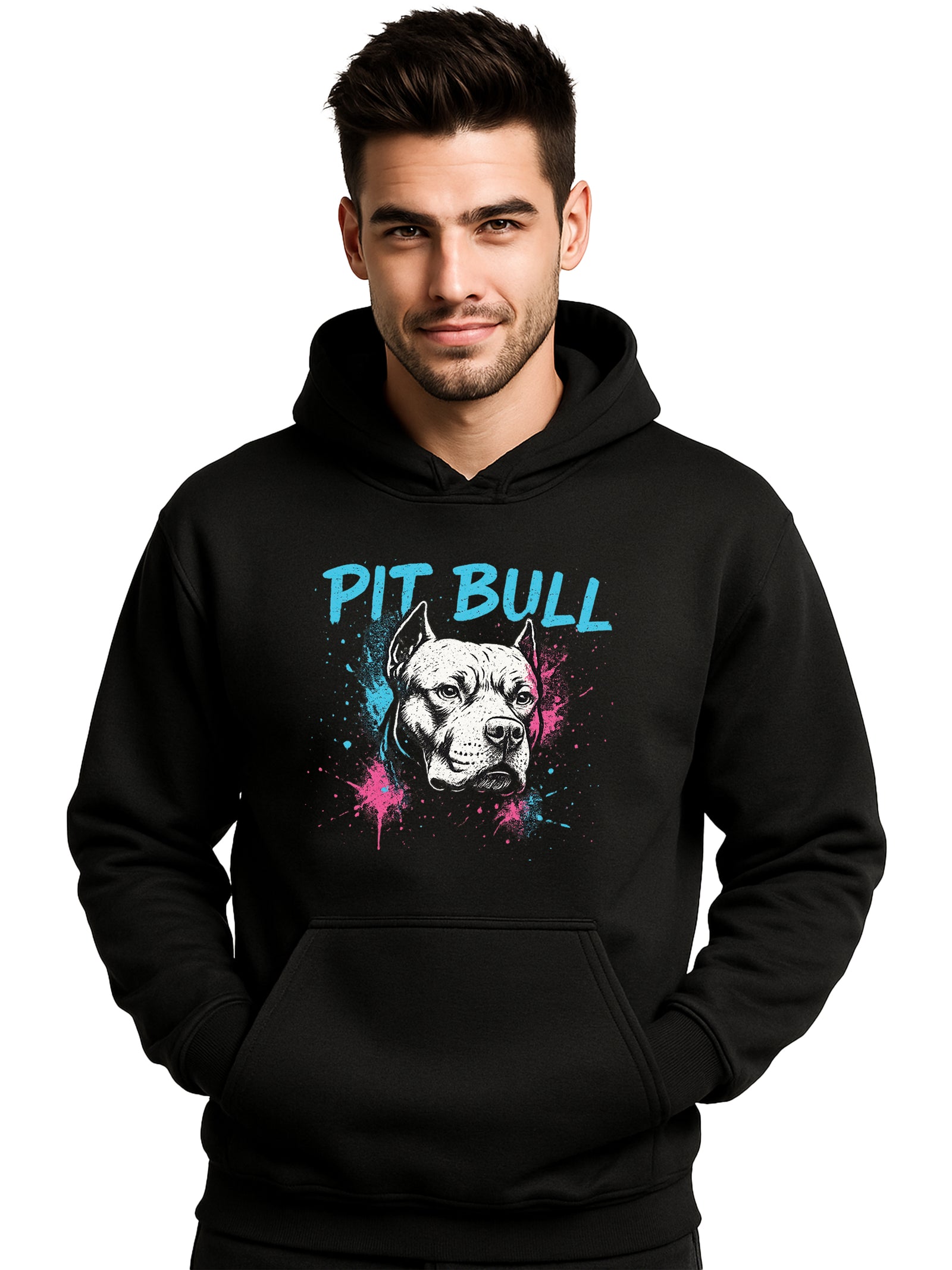 Street Art Pit Bull Hoodie