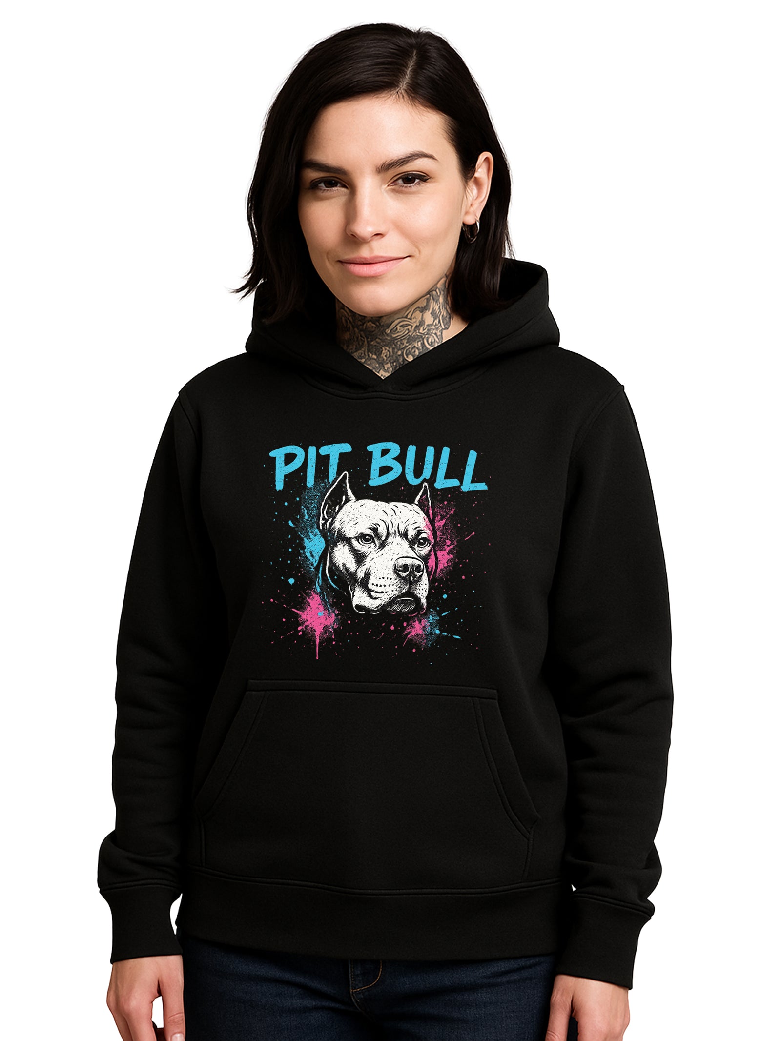 Street Art Pit Bull Hoodie