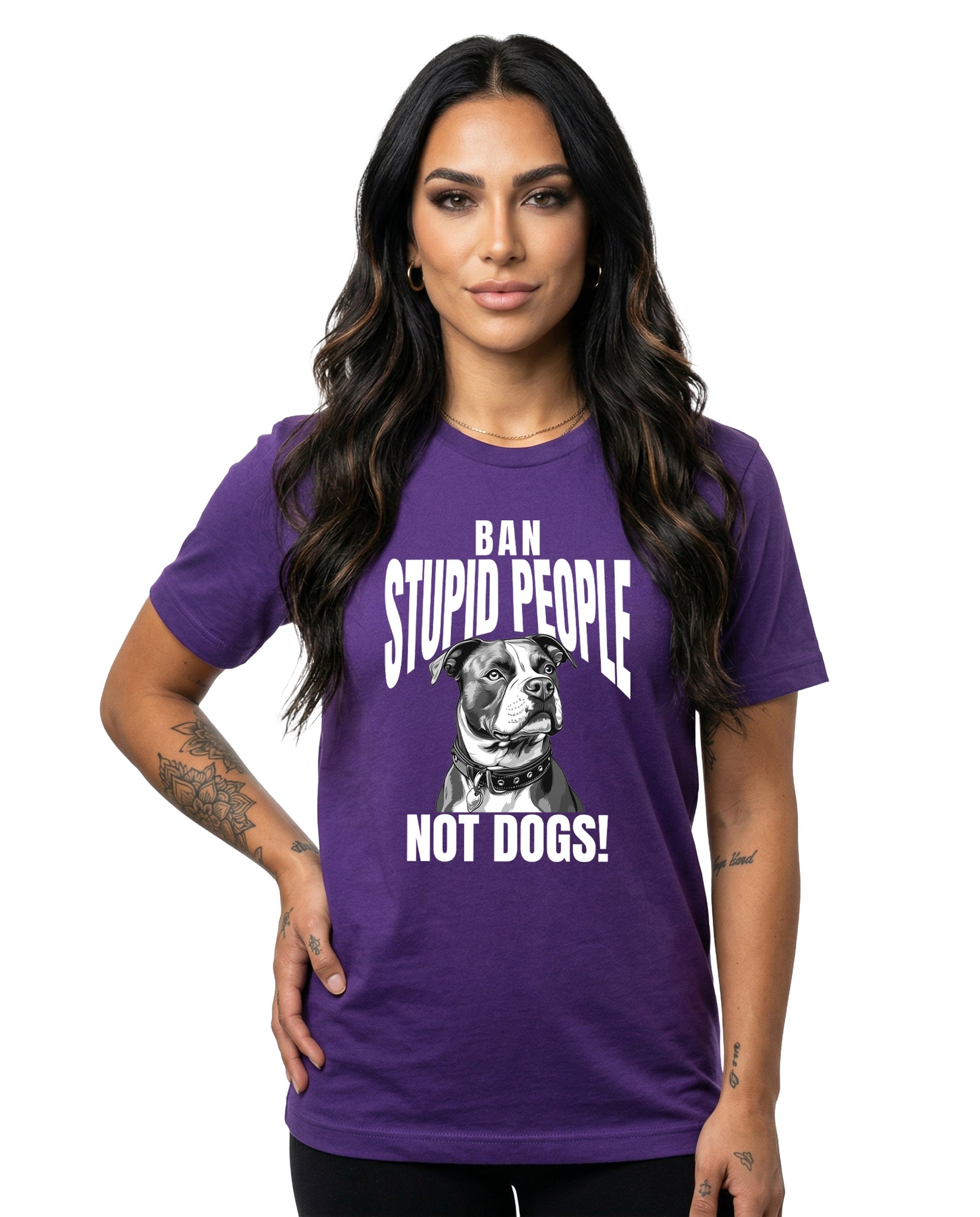 Ban Stupid People Not Dogs T-Shirt | Bully Breed Advocate Tee
