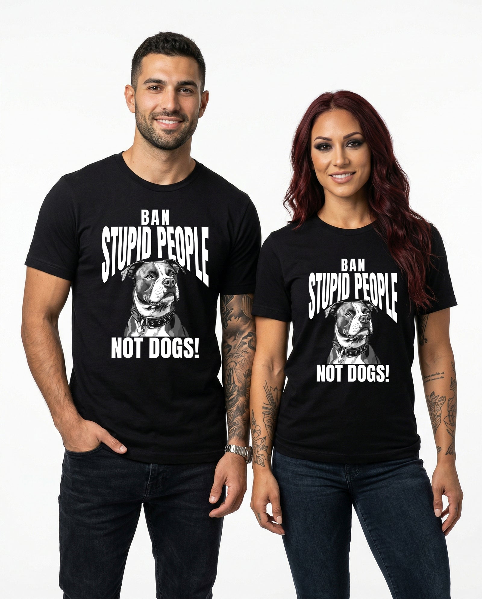 Ban Stupid People Not Dogs T-Shirt | Bully Breed Advocate Tee