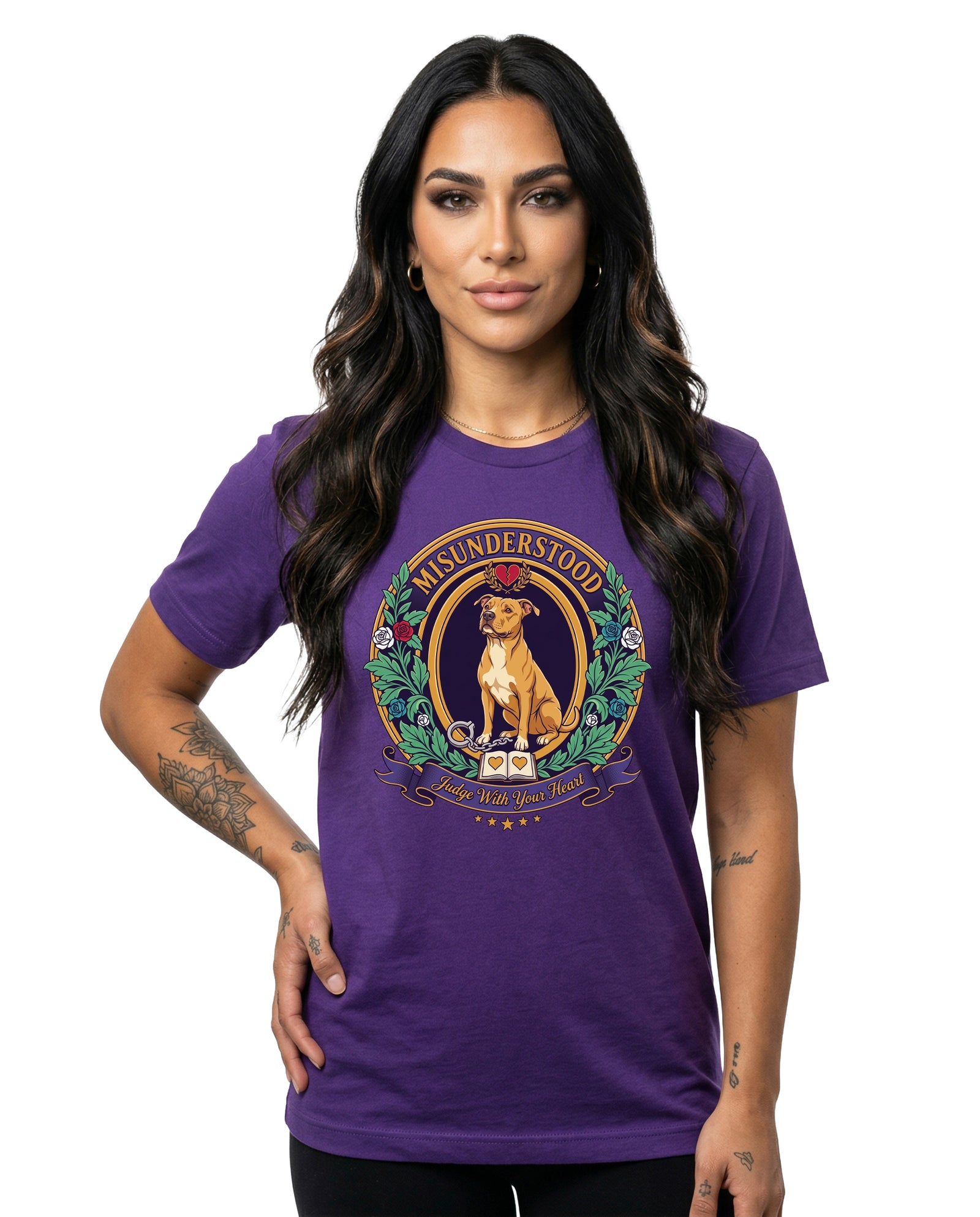 Misunderstood — Judge With Your Heart Tee | Bella Canvas 3001 | Direct-to-Garment Print