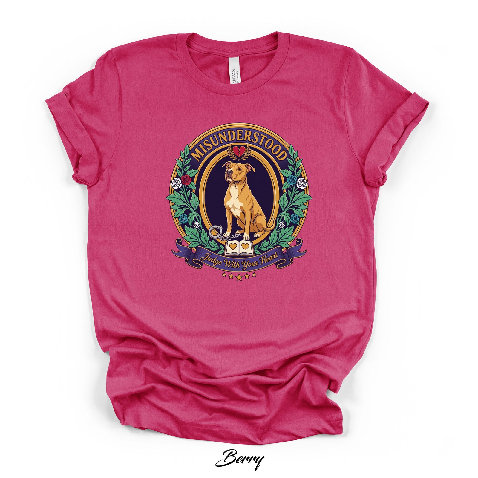 Misunderstood — Judge With Your Heart Tee | Bella Canvas 3001 | Direct-to-Garment Print