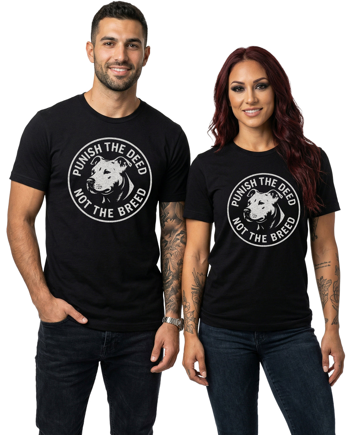 Punish the Deed Not the Breed Tee | Bella Canvas 3001 | 4 Colors
