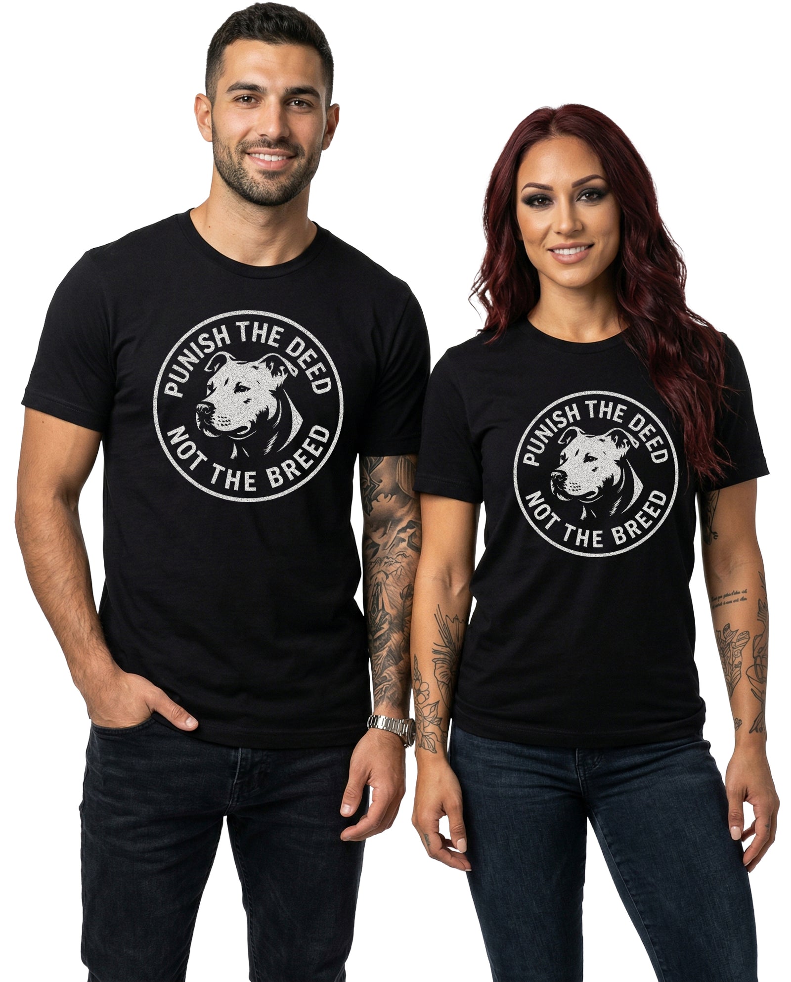 Punish the Deed Not the Breed Tee | Bella Canvas 3001 | 4 Colors