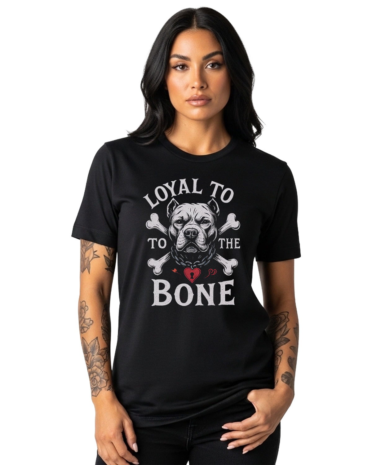 Loyal to the Bone Graphic Tee | Black | Bella Canvas 3001