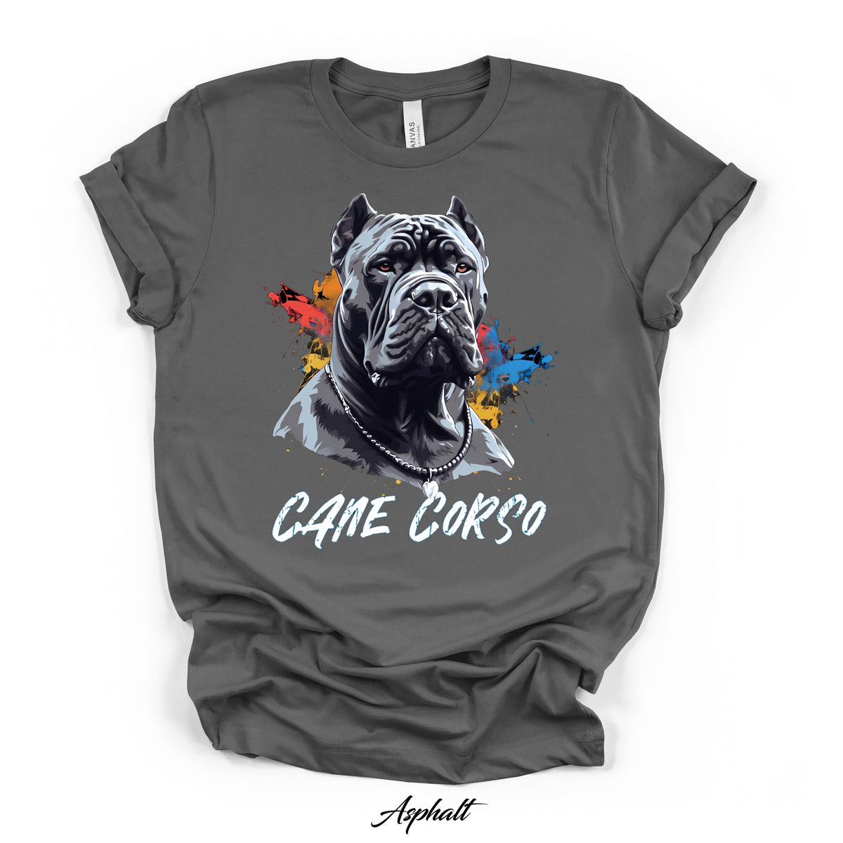 Cane Corso Color Splash Graphic Tee | Bella Canvas 3001