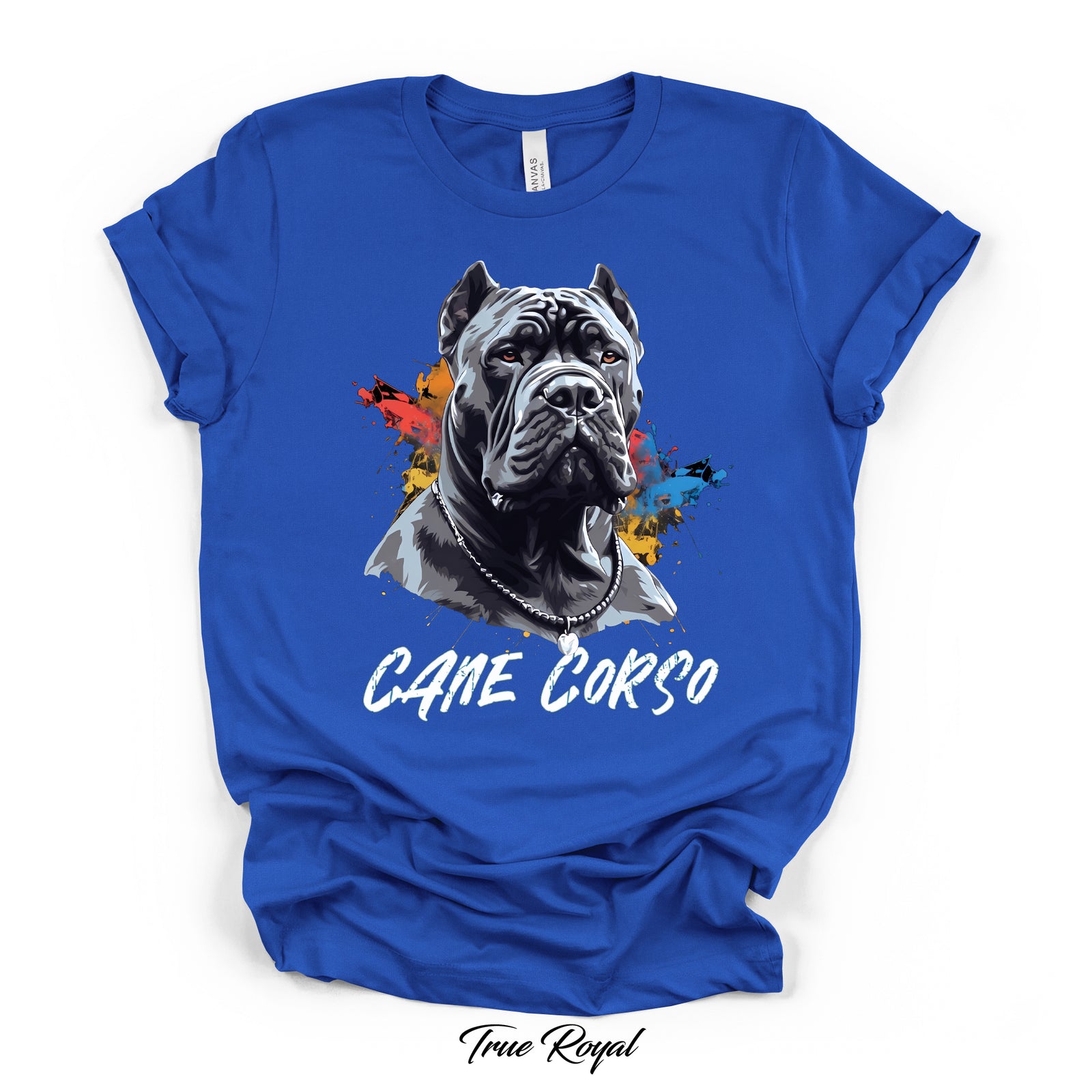 Cane Corso Color Splash Graphic Tee | Bella Canvas 3001