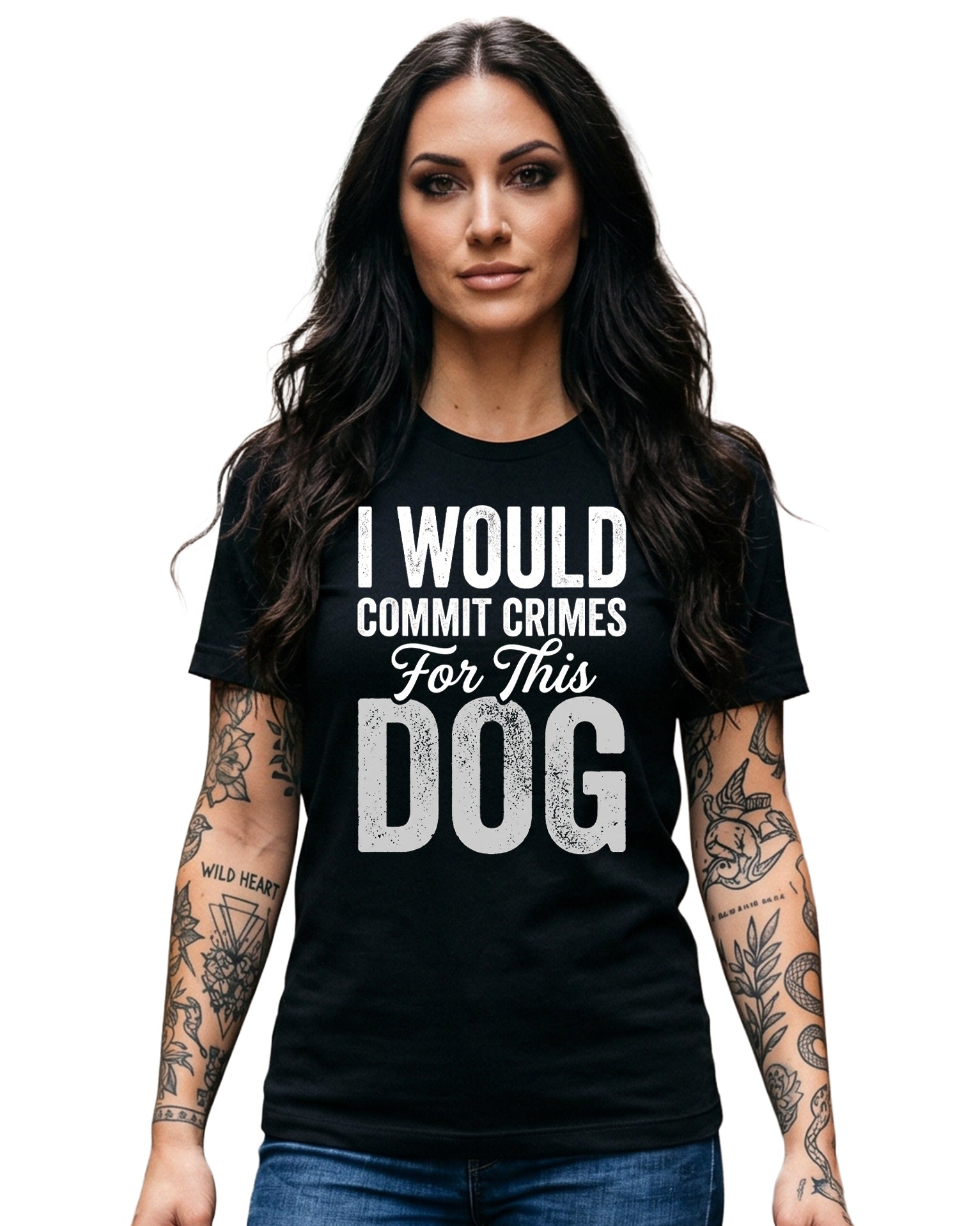 I Would Commit Crimes For This Dog Tee | Kingdom Collars