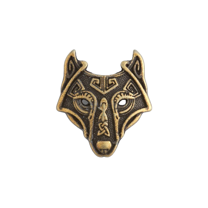 Collar para perro de cuero con púas hexagonales de 2" W4