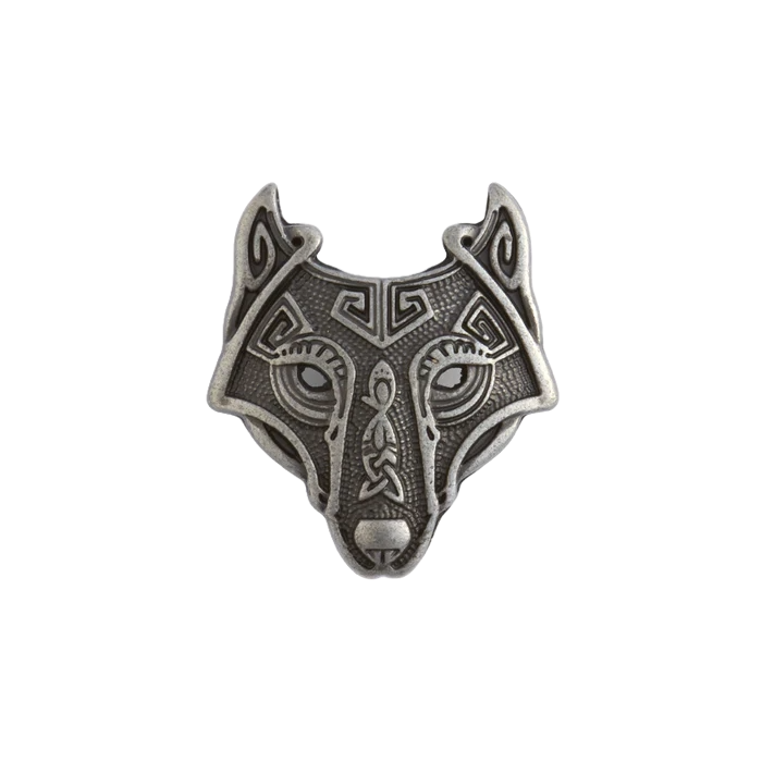 Collar para perro de cuero con púas hexagonales de 2" W4