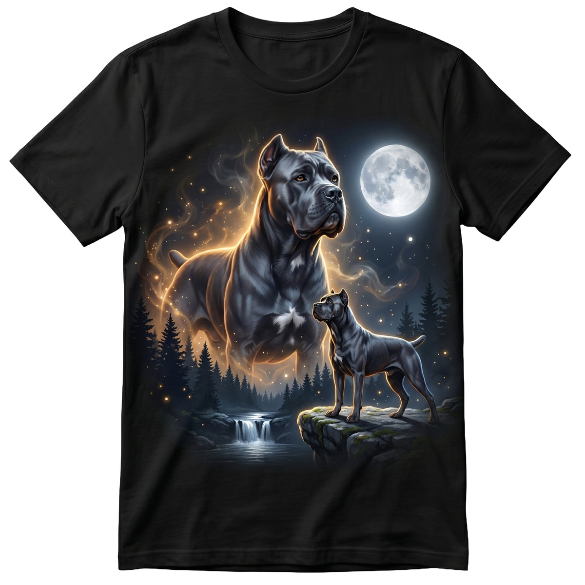 Cane Corso Moonlit Guardian Tee | Bella Canvas | Kingdom Collars