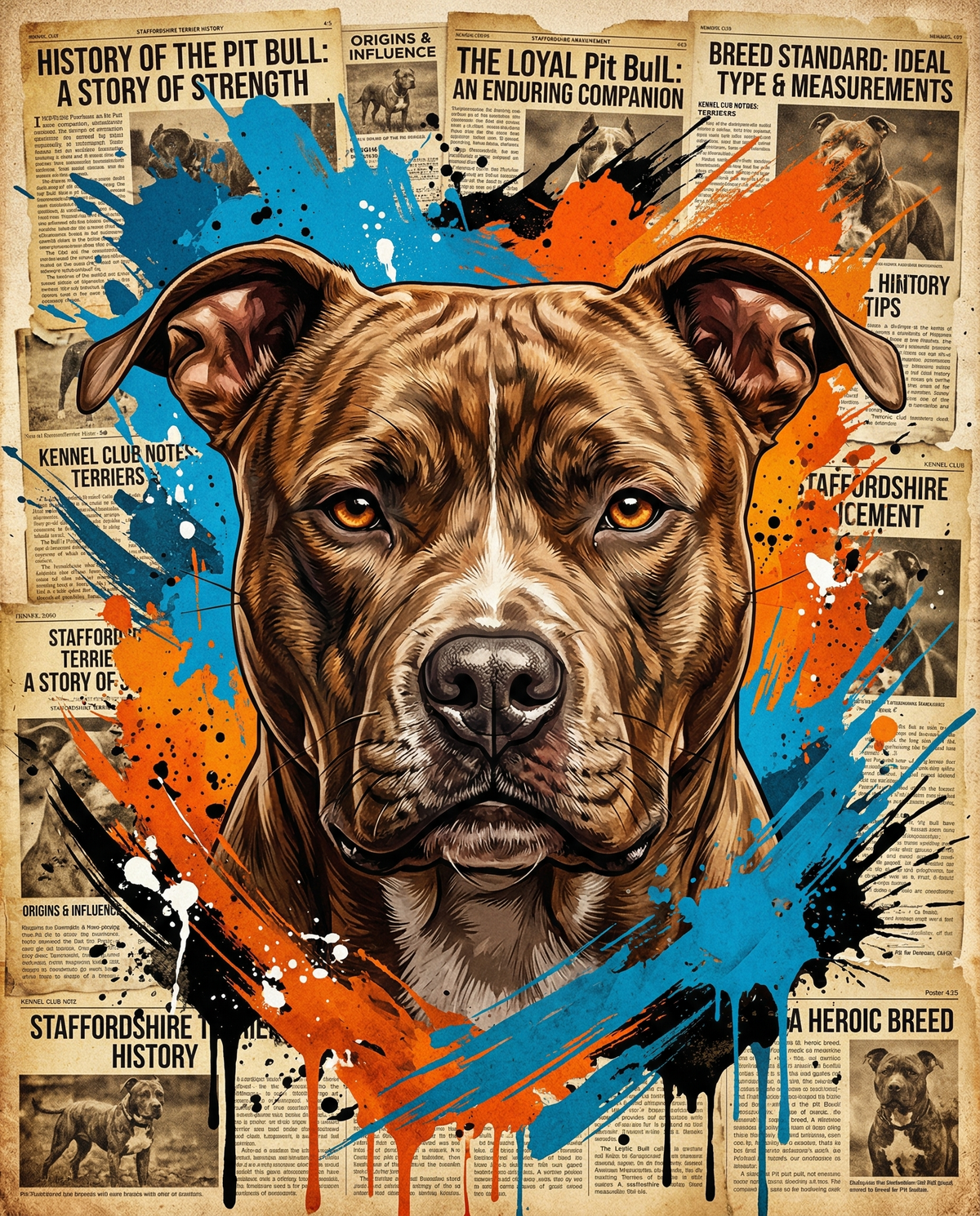 Custom Breed Legacy Dog Portrait | Personalized Digital Pet Artwork