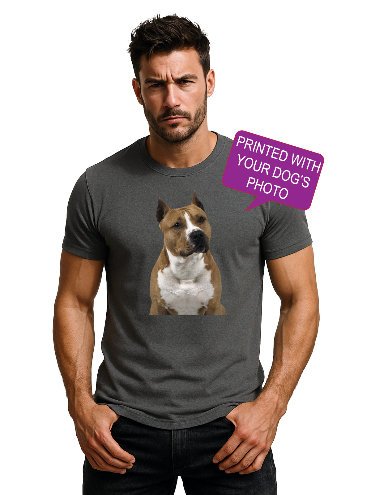 Custom Dog Photo T-Shirt