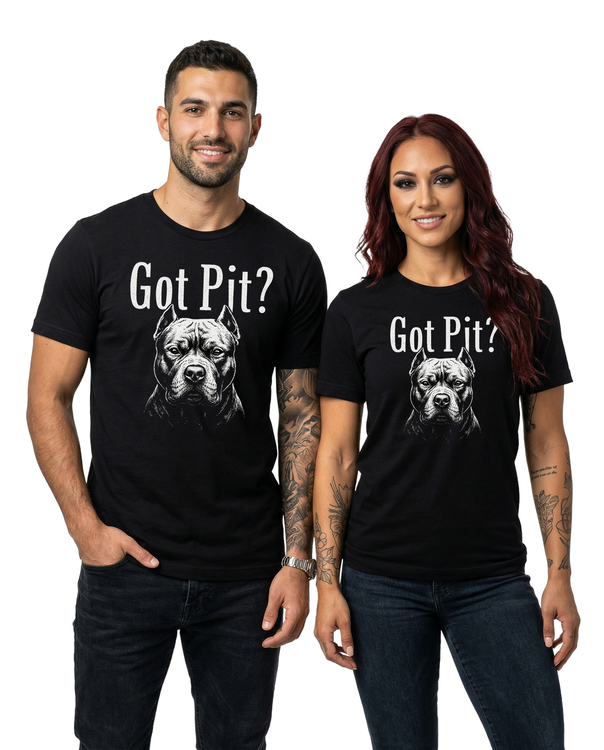 Got Pit? Graphic Tee | Black | Direct-to-Garment Print | Bella Canvas 3001