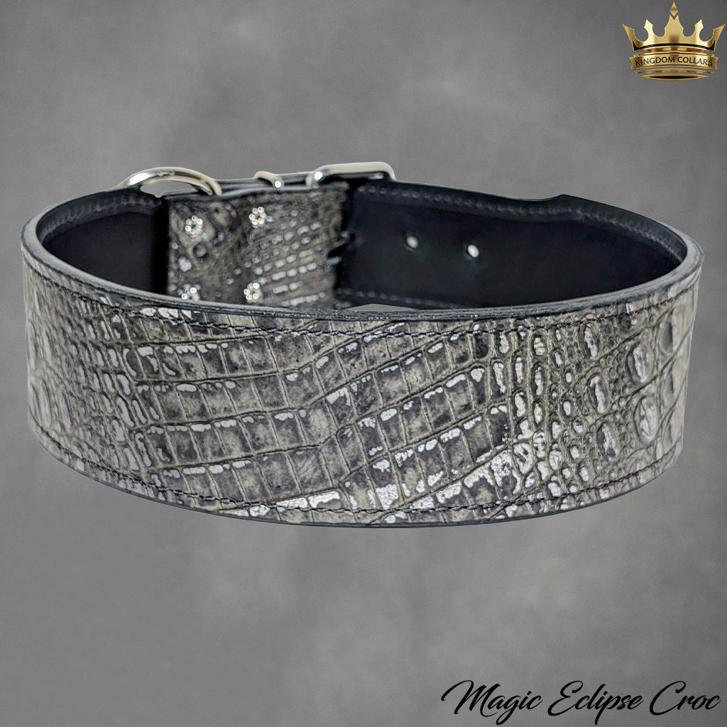 J25 - 2.5" Wide Leather Dog Collar