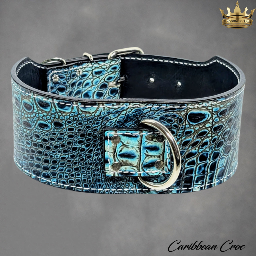 X1 - 3" Wide Leather Dog Collar