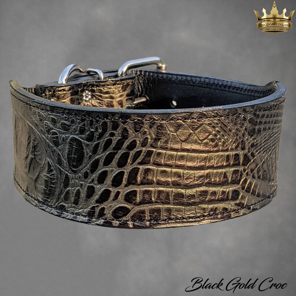 J25 - 2.5" Wide Leather Dog Collar