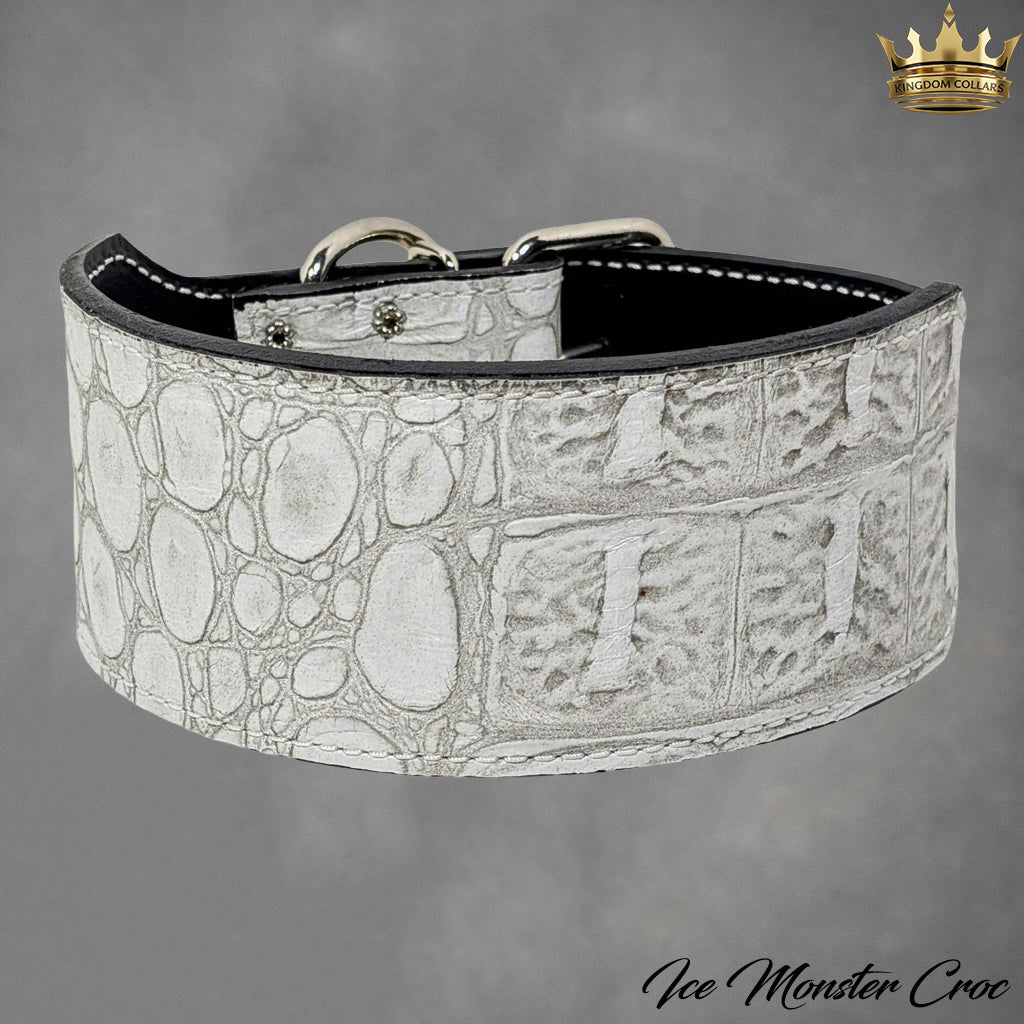 X1 - 3" Wide Leather Dog Collar