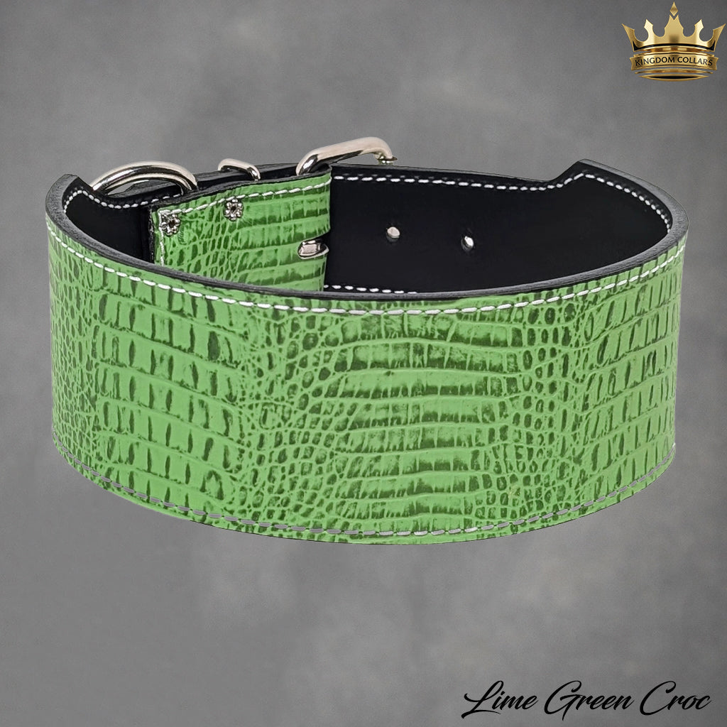 X1 - 3" Wide Leather Dog Collar