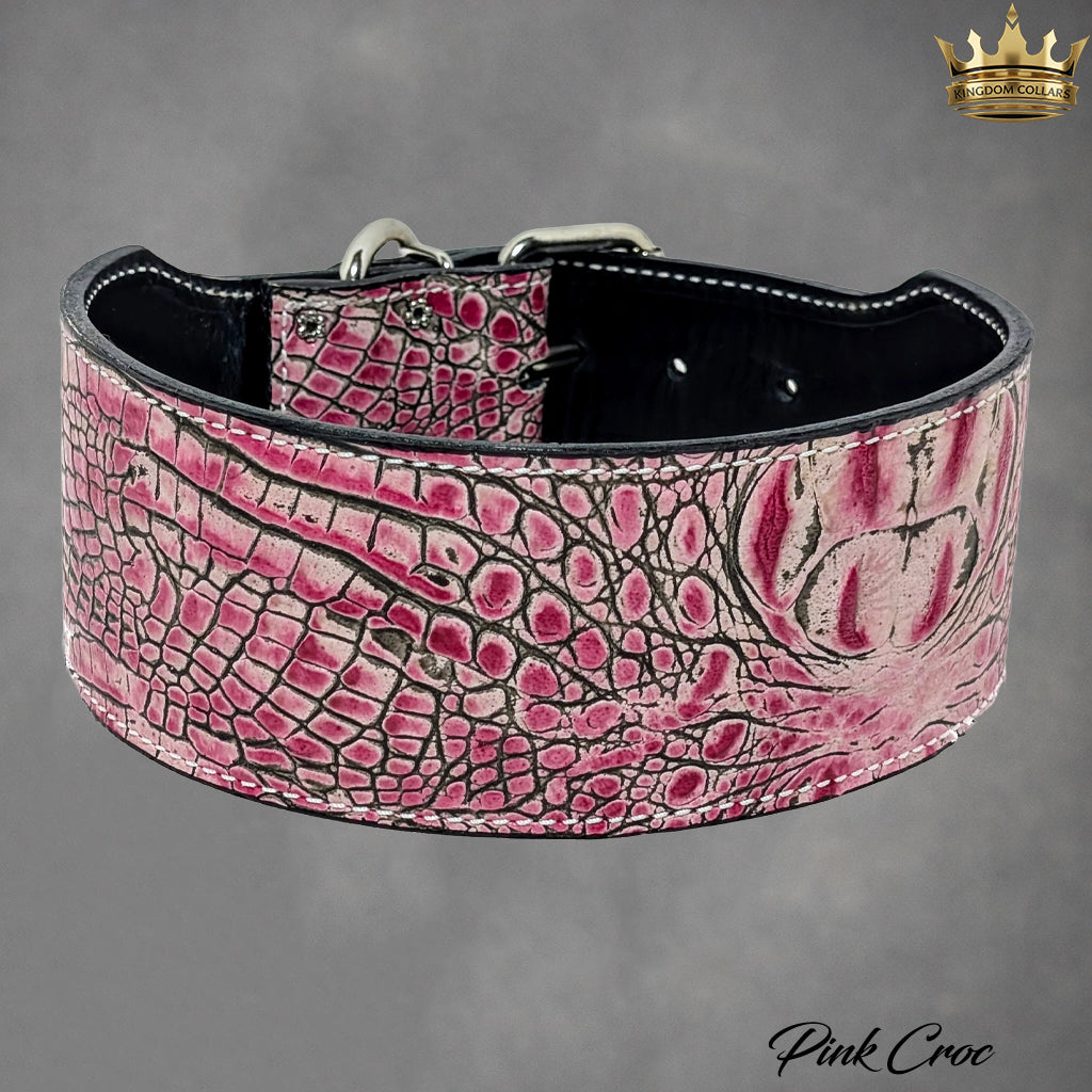 X1 - 3" Wide Leather Dog Collar