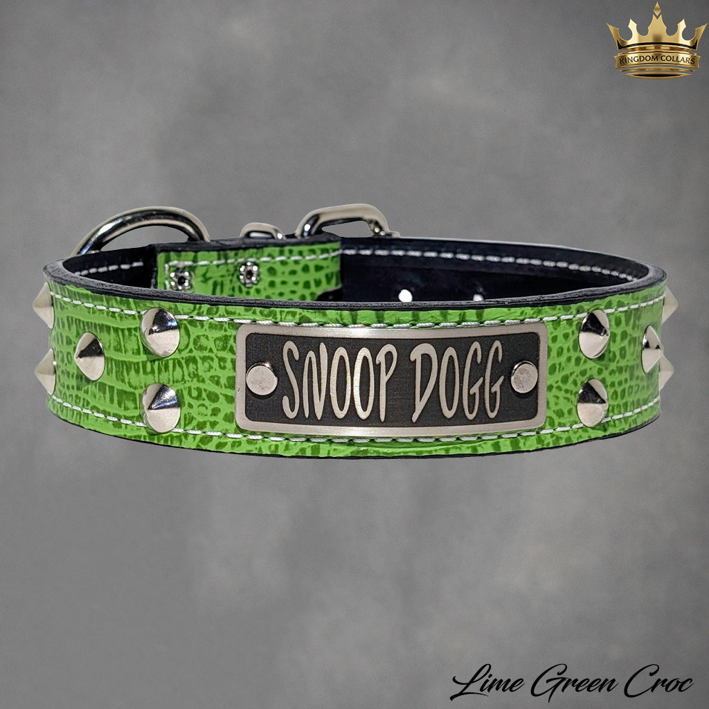 VN1 - 1 1/2" colar cravejado de cone personalizado