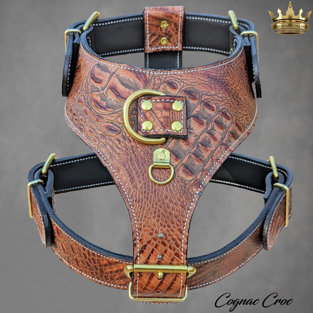 H1 - Custom Made Leather Dog Harness