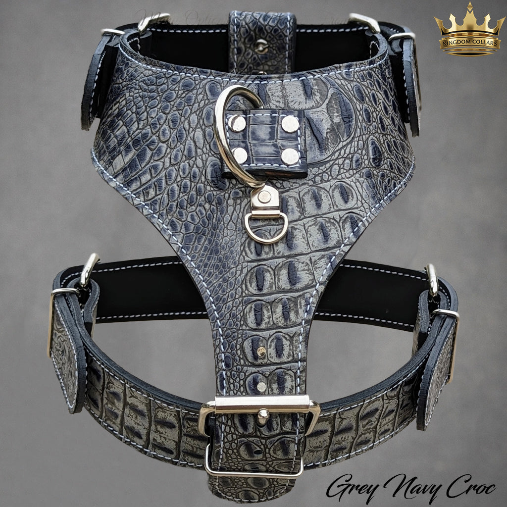 H1 - Custom Made Leather Dog Harness