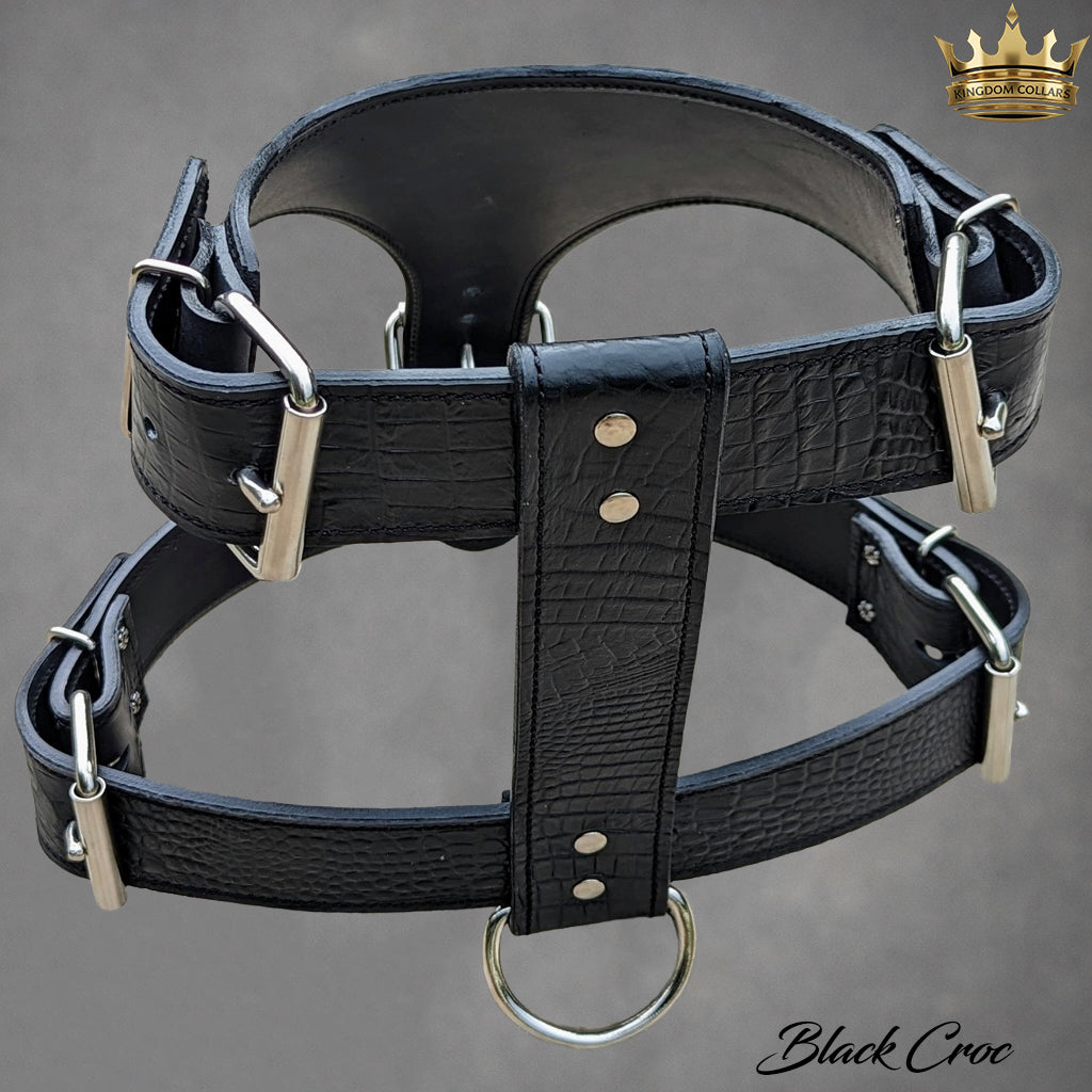 H1 - Custom Made Leather Dog Harness
