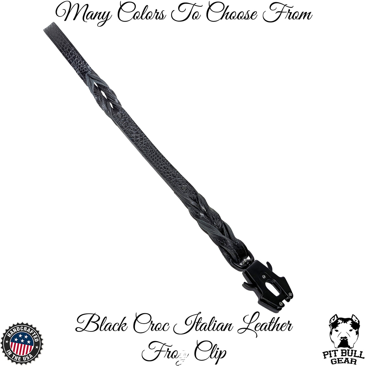 Correa de cuero trenzado de 1 pulgada de ancho