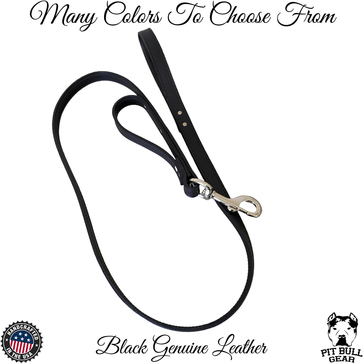 Coleira de couro trançado de alça dupla